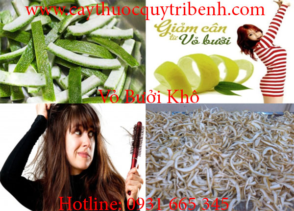 vỏ bưởi khô