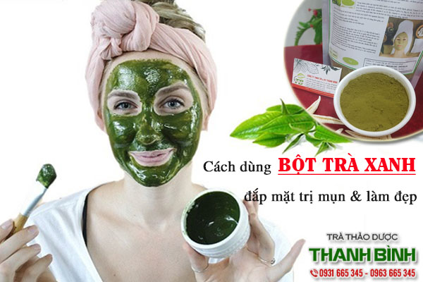 Bột trà xanh Thảo Dược Thanh Bình
