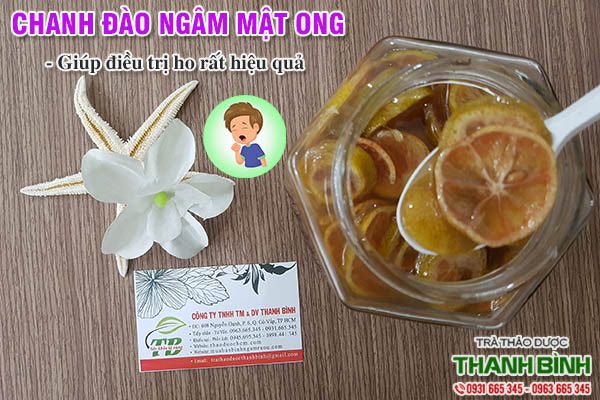 Chanh đào ngâm mật ong Thảo Dược Thanh Bình