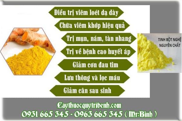 tinh bột nghệ
