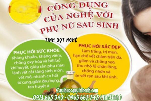 tinh bột nghệ