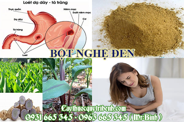 Bột nghệ đen