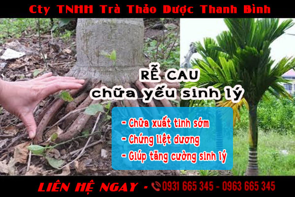rễ cau thảo dược thanh bình