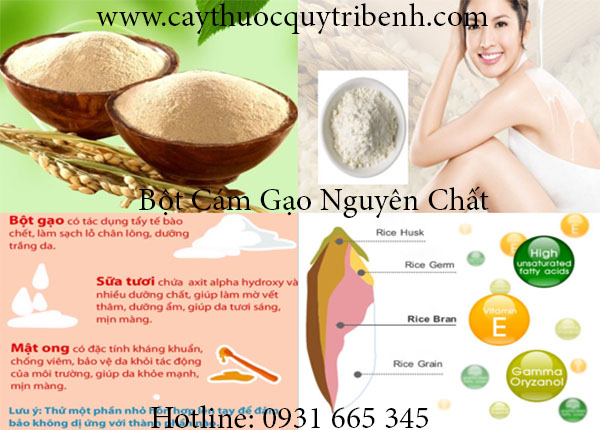 bột cám gạo nguyên chất