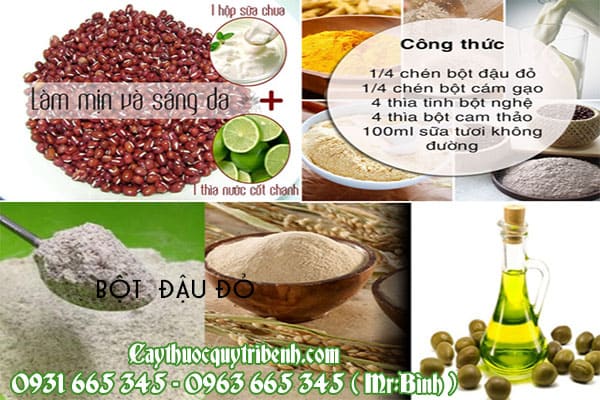 bột đậu đỏ
