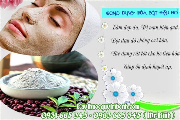 bột đậu đỏ