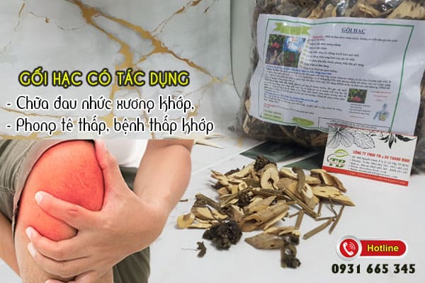 gối hạc thảo dược thanh bình