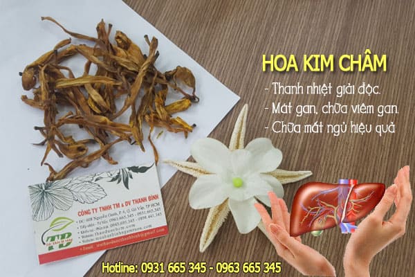 hoa kim châm thảo dược thanh bình