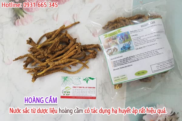 hoàng cầm thảo dược thanh bình