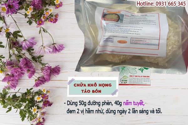 nấm tuyết (ngân nhĩ) Thảo Dược Thanh Bình