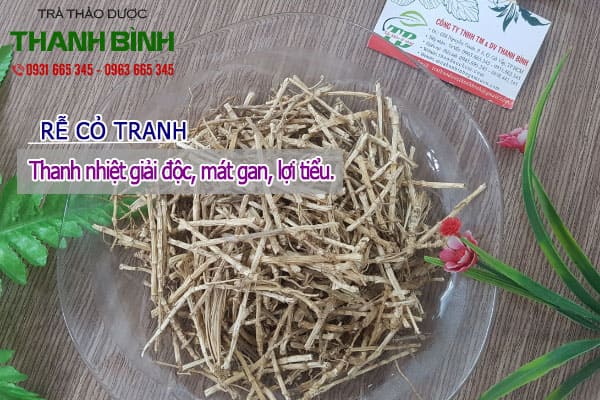 rễ cỏ tranh thảo dược thanh bình