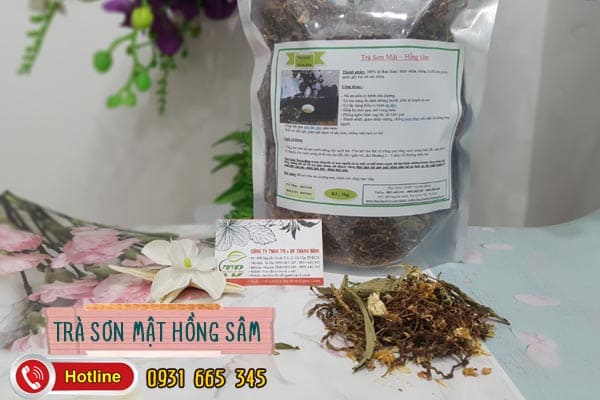 trà sơn mật hồng sâm Thảo Dược Thanh Bình