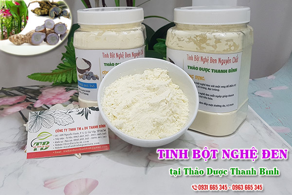 Tinh bột nghệ đen Thảo Dược Thanh Bình