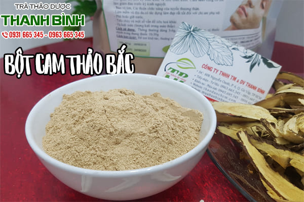 bột cam thảo bắc thanh bình