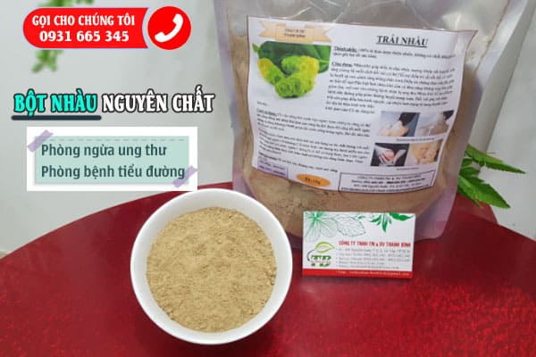 bột nhàu thảo dược thanh bình