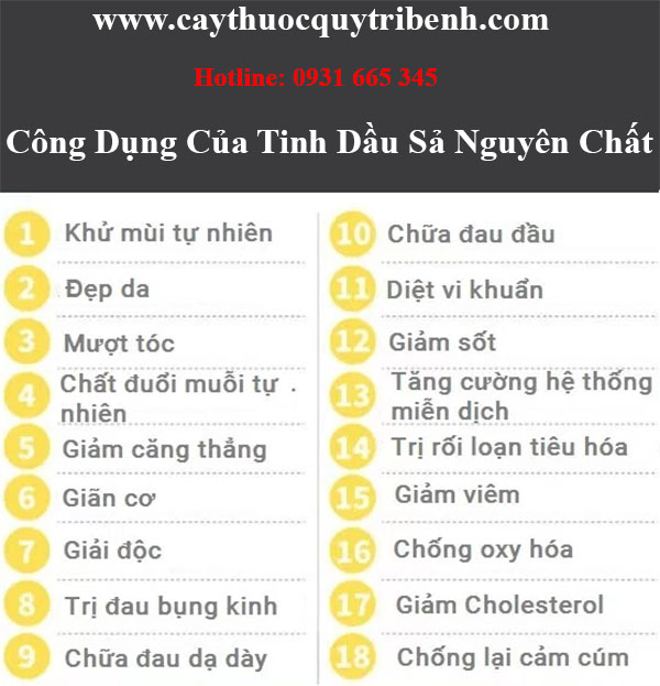 tinh dầu sả