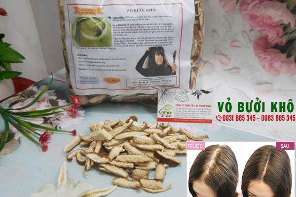 vỏ bưởi khô thảo dược thanh bình