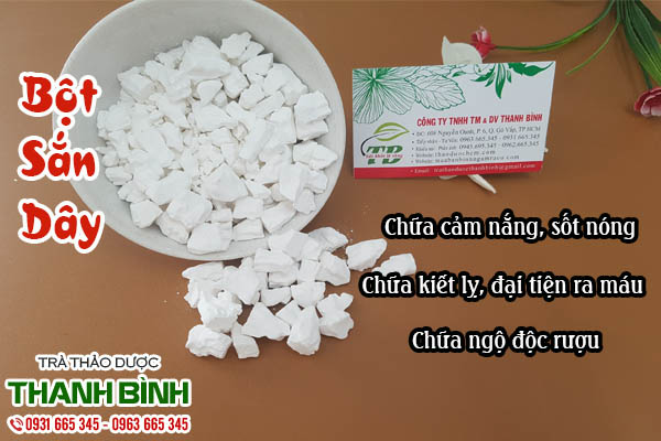 Bột sắn dây Thảo dược Thanh Bình