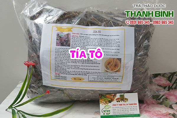 tía tô thảo dược thanh bình