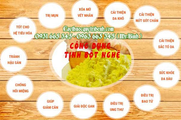 tinh bột nghệ