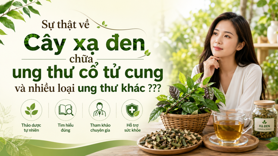 Sự thật về Cây xạ đen chữa ung thư cổ tử cung và nhiều loại ung thư khác ???