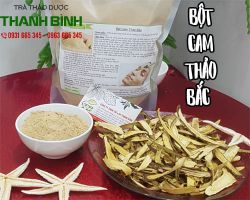 Công dụng của bột cam thảo bắc là gì ???
