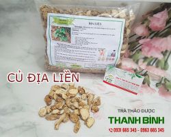 Củ địa liền [công dụng, cách dùng] mua ở đâu nguyên chất?