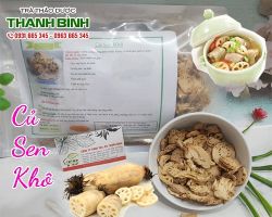 Mua bán củ sen khô tại quận Cầu Giấy có tác dụng cầm máu