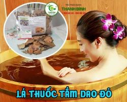 Mua bán lá thuốc tắm dao đỏ ở quận Tân Bình hỗ trợ đánh bay mùi cơ thể