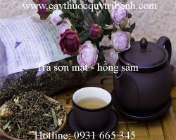 Mua bán trà sơn mật hồng sâm tại quận 3 giúp điều trị huyết áp cao