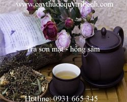 Mua bán trà sơn mật hồng sâm ở Thái Bình hỗ trợ điều trị huyết áp cao